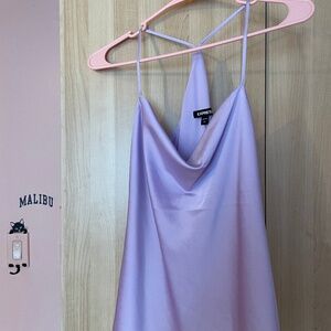 Express Strappy Blouse - Lilac XS